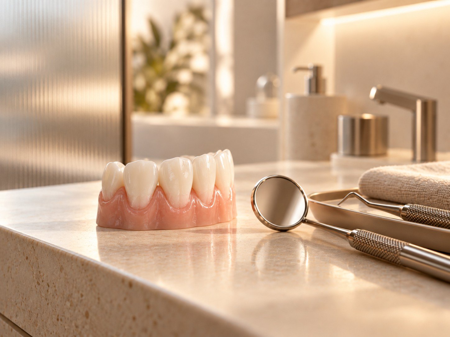 Illustration de dents et de gencives pour la parodontologie